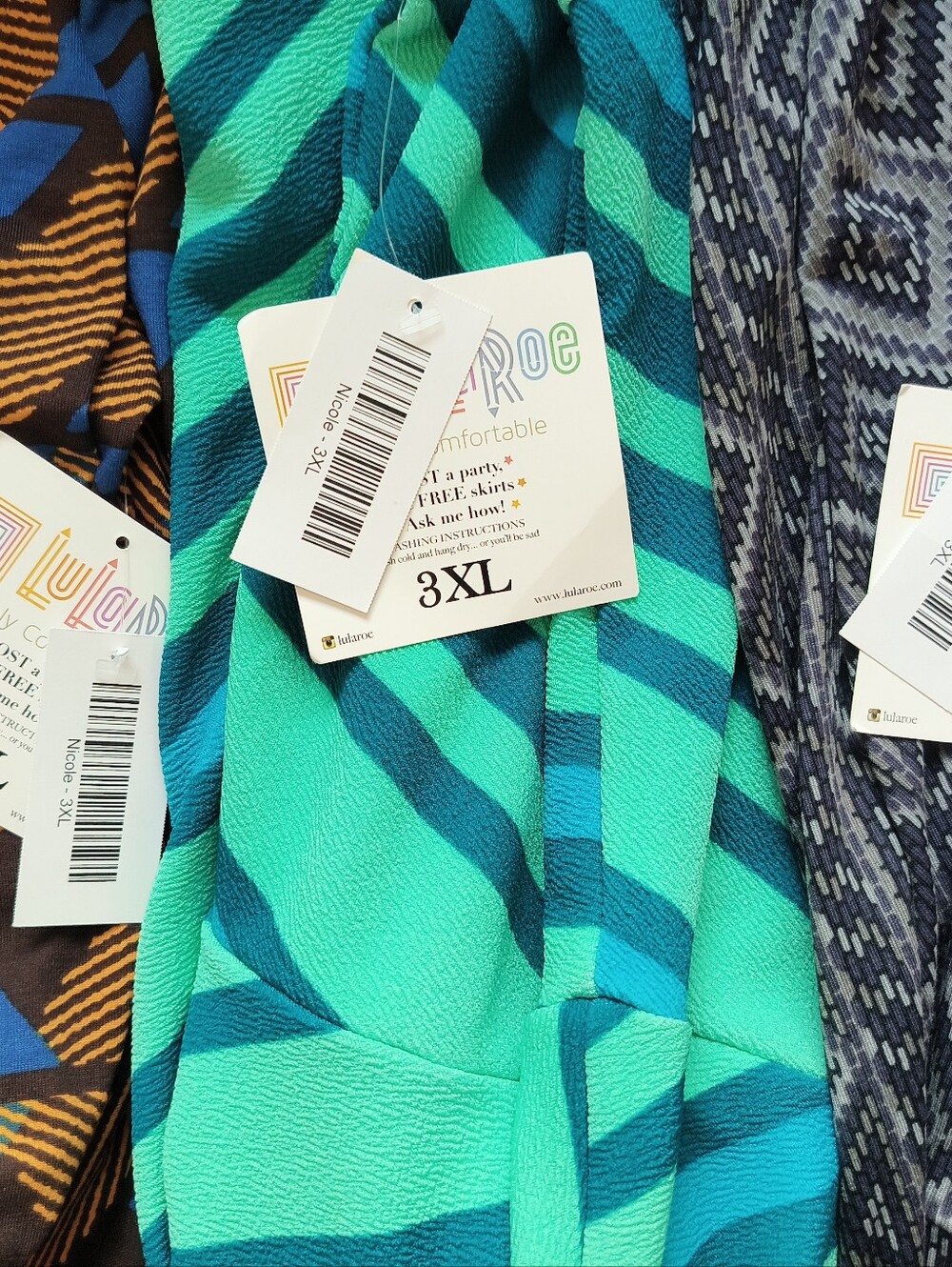LuLaRoe Dresses NWT Bundle Of 3 Women's 3X - Picture 5 of 5